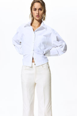 Pantal?n bootcut en lona de algod?n - H&m фото 8