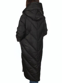 21-381 BLACK Пальто зимнее женское (200 гр. тинсулейт) - Fashion фото 4