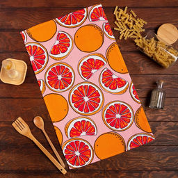 Полотенце кухонное Доляна Grapefruit 35х60 см, 100% хлопок, 160г/м2