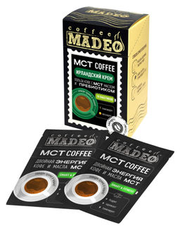 МСТ coffee Ирландский крем фитнес Madeo порционный 10шт* 0,012 кг  фото 3