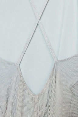 METALLIC THREAD MIDI DRESS - Zara фото 10