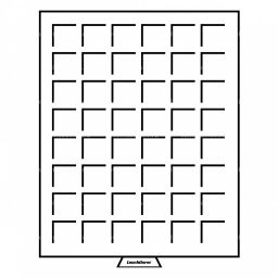 Кассета на 48 квадратных ячеек размером 30х30 мм MB LEUCHTTURM 322045