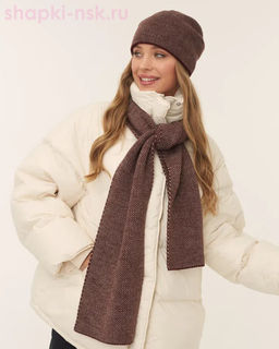M 1113 S 1113 Комплект женский флис (колпак+шарф)