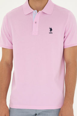 Мужская розовая базовая футболка Неожиданная скидка в корзине - U.s. polo assn фото 6