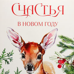 Коробка подарочная новогодняя складная «Счастья в новом году», 30×20×9 см