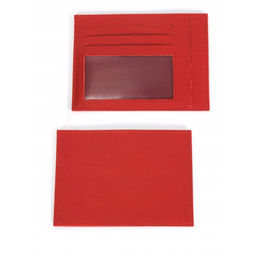 Визитница-кардхолдер Croco-В-222 н/к, 1отд, 4карм, красный матовый (16) 263930