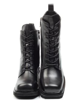 SE21W-2A BLACK Ботинки зимние женские (натуральная кожа, натуральный мех) - Фабричный китай фото 12