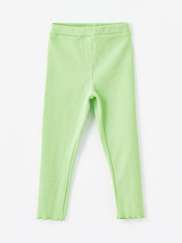 Bisiklet Yaka K?sa Kollu Bask?l? K?z Bebek Ti??rt ve Tayt 2li Tak?m - Waikiki фото 3