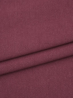 Крапива Рами (Ramie) с хлопком цв.Винтажный бордово-лиловый, ш.1.4м, крапива-50%, хлопок-50% - Купава фото 12