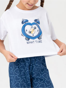 Кофта от Пижама "Часы" детская девочка