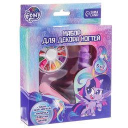 Маникюрный набор, 2 лака, пилочка, блестки, декор Искорка, My Little Pony - Hasbro фото 2