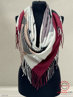 Теплый зимний платок из 100% кашемира,