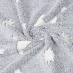 Плед светящийся Casa Conforte Stella Cosmos 150х200см, серый, фланель 190 гр/м, пэ100%  фото 4