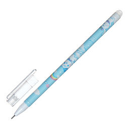 Цена за 12 шт. Ручка гелевая СТИРАЕМЫЕ ЧЕРНИЛА, 0.5 мм, корпус «Зайчик», стержень синий, МИКС