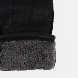 Перчатки мужские, безразмерные, с утеплителем, цвет чёрный - Simaland фото 3