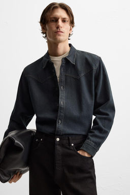 WESTERN DENIM SHIRT - Zara фото 5