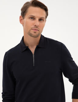 Lacivert Regular Fit Sweatshirt - Pierre cardin фото 2