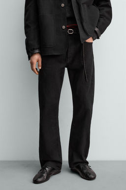 JEANS STRAIGHT FIT BOOTCUT AARON LEVINE X ZARA / Carb?n фото 5