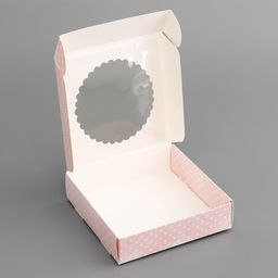 Цена за 5 шт. Коробка подарочная сборная с окном, упаковка, Счастливых моментов, 11.5?11.5?3 см