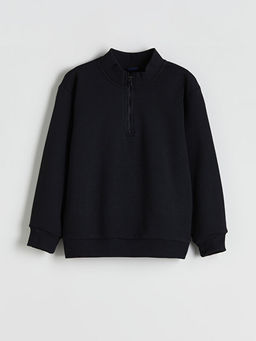 Dik Yaka Erkek ?ocuk Sweatshirt