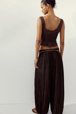 GATHERED TIE TOP - Zara фото 21