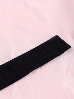 Халат женский длинный SL HOME Rose, размер 44-52, лён 100%, розовый