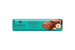 OZera, шоколад молочный Extra milk & Hazelnut, 45 г (упаковка 30 шт.)