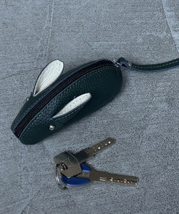 Кожаная ключница Мышка 15-456 в ассортименте