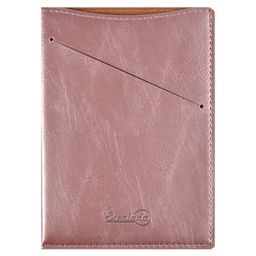 Картодержатель-органайзер арт. 50405/ 100 ( БАФФАЛО РОЗОВЫЙ блинтовое тиснение, обстрочка по периметру, запаянный край, подкладка, 1 отделение, ПЭТ-пакет с европодвесом)