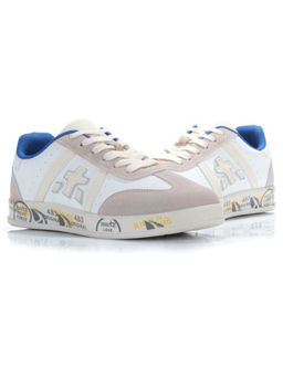 05-6015-2 WHITE/BEIGE Кроссовки женские (искусственные материалы) - No name фото 12