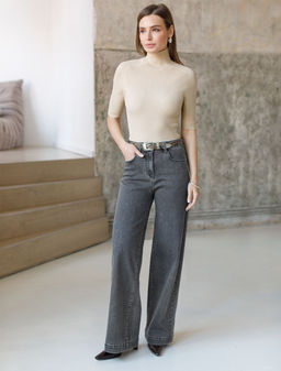 D54.293 Джинсы женские серый