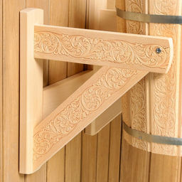 Обливное устройство для бани «Русские узоры», 10 л, липа, пластиковая вставка, «Добропаровъ»