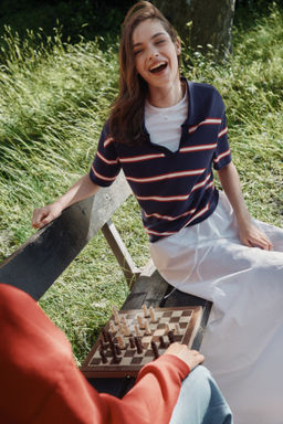 Polo oversize en punto fino - H&m фото 6