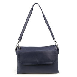 Женская сумка через плечо из эко кожи с пятью отделениями 23/30 Синий - Cidirro фото 2
