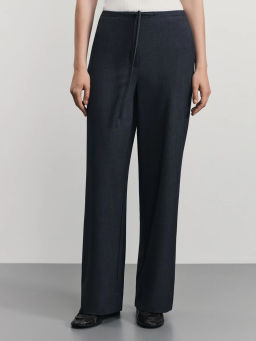 Прямые брюки на кулиске / Zarina фото 2