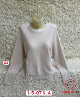 Свитер женский однотонный