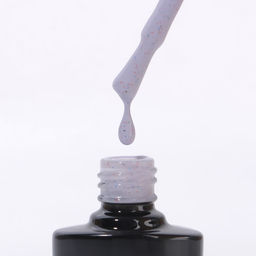 Гель лак для ногтей, с вкраплениями, трехфазный, 8 мл, LED/UV, сиреневый (10)