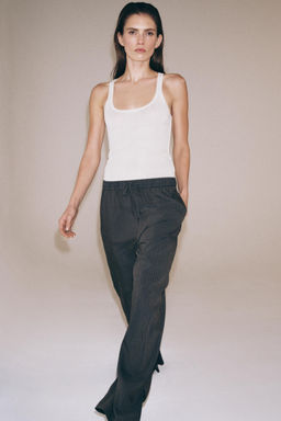 PANTAL?N PIJAMERO RAYAS ZW COLLECTION / Gris