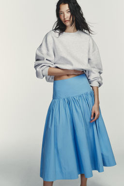 VOLUMINOUS MIDI SKIRT - Zara фото 3