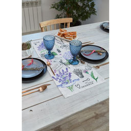 Дорожка Этель Самая любимая 30*70 см, 100% хлопок, саржа 190 г/м2  фото 4