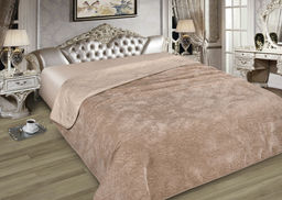 14 250х225 Элит+Мех Однотонное комбинированное ультрастеп Покрывало Марианна