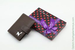 Женская кожаная визитница Sergio Valentini СВ 8036-010 фото 5