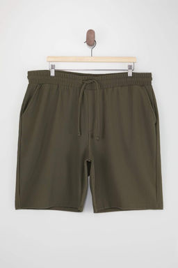 Haki Oversize/Genis Kesim Dokulu K?r?smaz Ottoman Sort TMNSS25AP00001