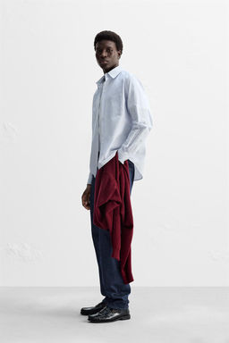 STRIPED POPLIN SHIRT - Zara фото 4