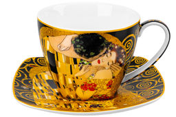 Чайн. пара 2 пр. 250 мл 11,5*9*7,5 см Поцелуй на черном, NEW BONE CHINA - Elan gallery фото 4