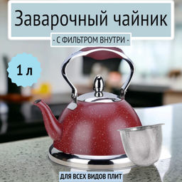Чайник мет. 1,0л без свистка арт. BH-9611/9612