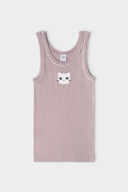 К 1066/кофейный(кошка), майка