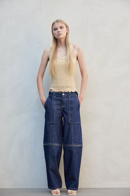 Barrel Low Cargo Jeans - H&m фото 3