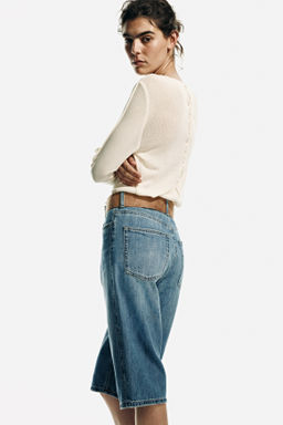 Bermudas denim con cintur?n - H&m фото 3