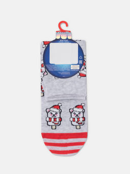 Цена за 2 пары. Носки новогодние светло-серый - Conte elegant фото 6